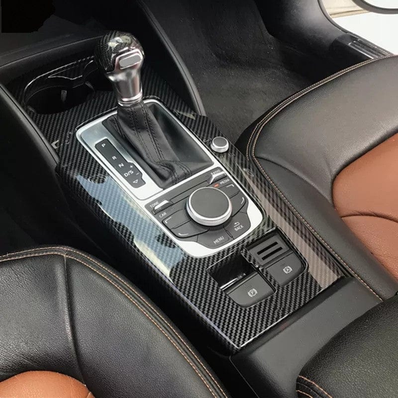 Sans démarrage sans clé Garniture de console centrale type carbone pour AUDI A3 8V (2012 - 2020)